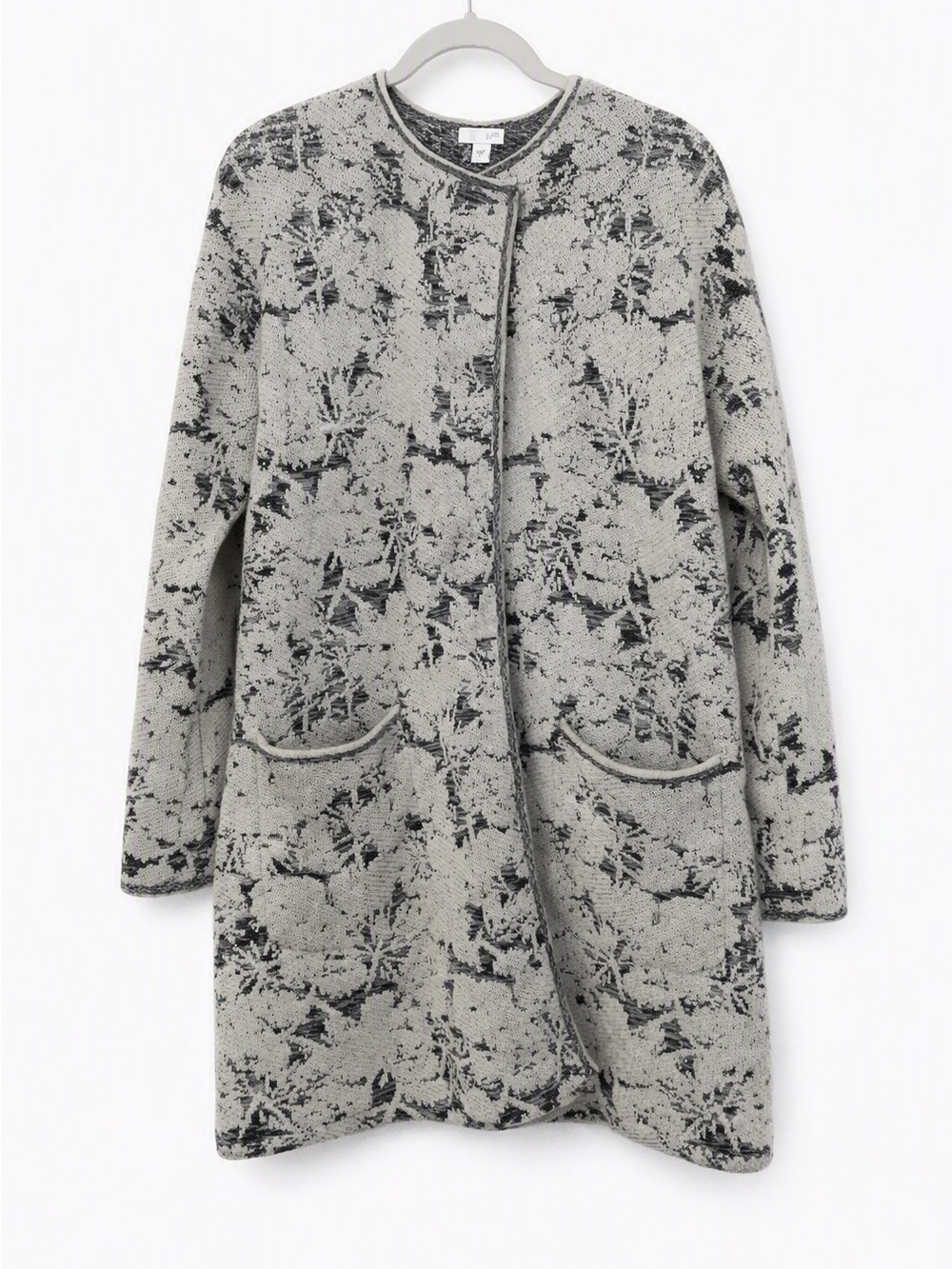 J Jill Floral Coatigan